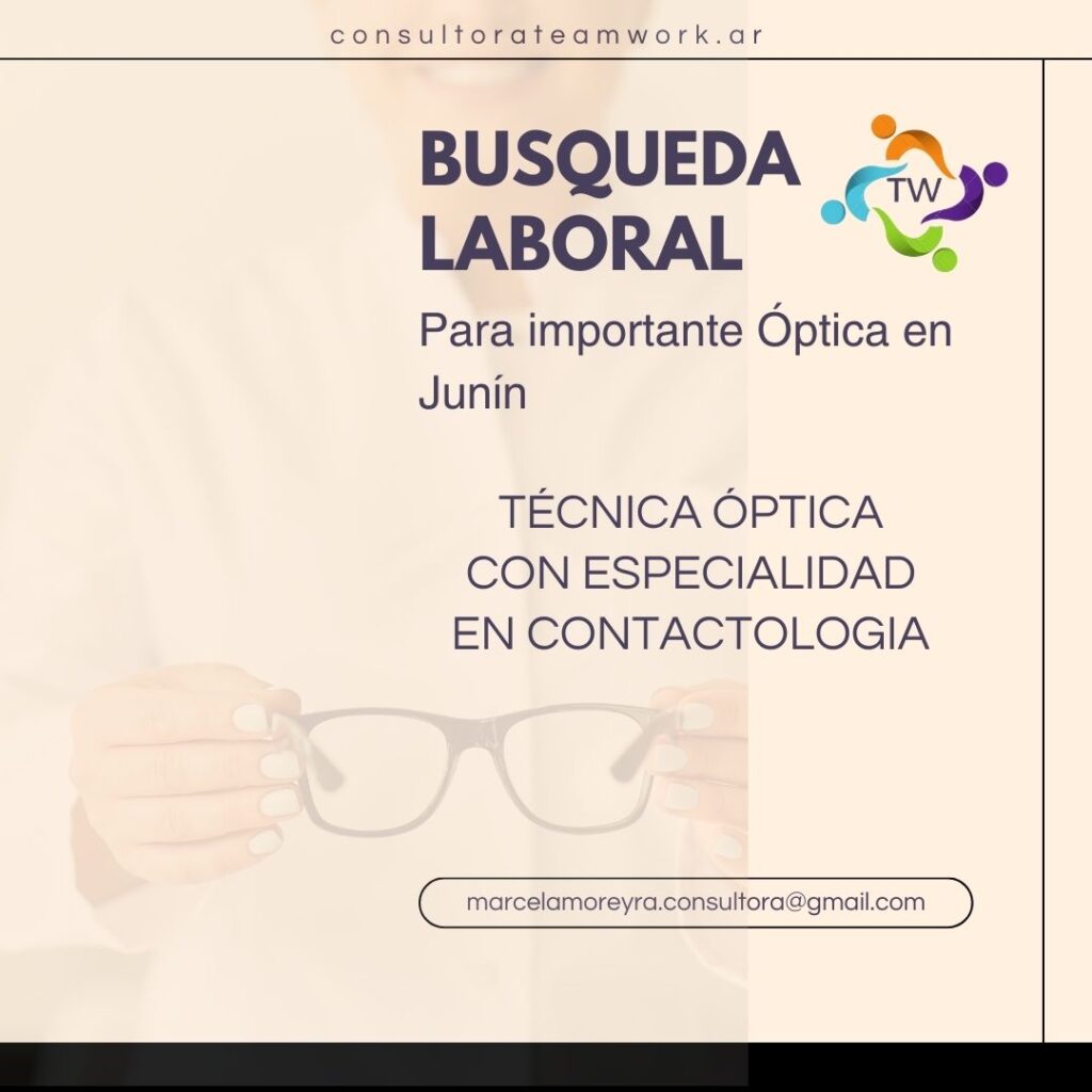 Técnica Óptica con especialidad en Contactología